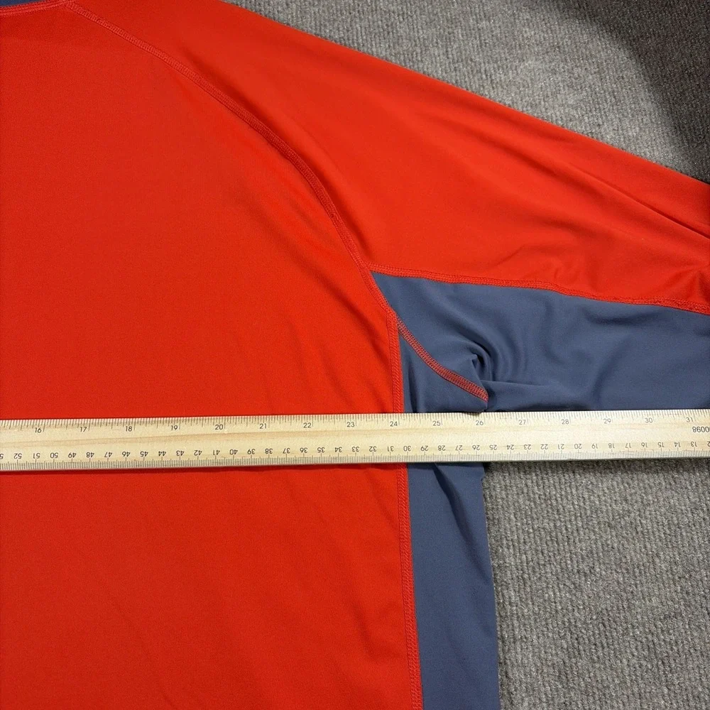 The North Face Men's Athletic Workout T Shirt Orange And Gray Size XXL